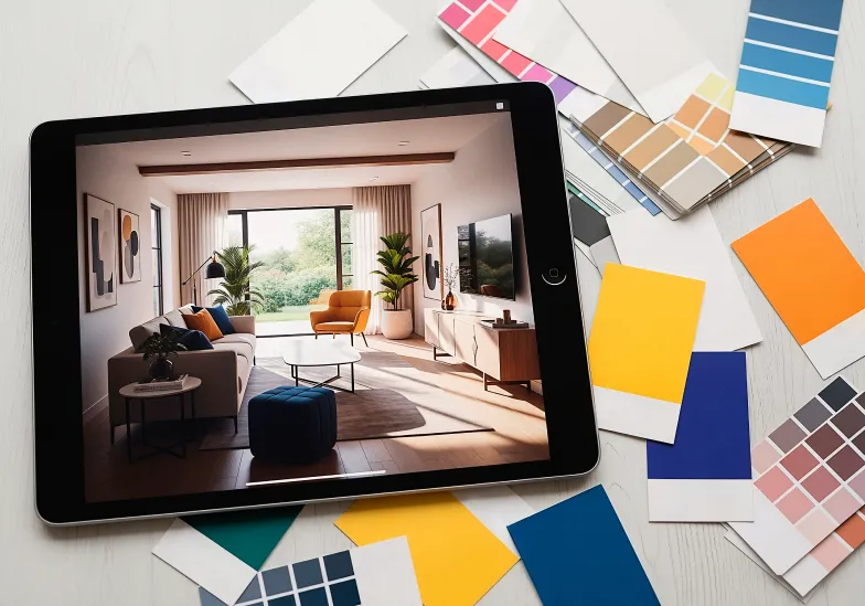 interior-design-concept-with-tablet-color-swatches